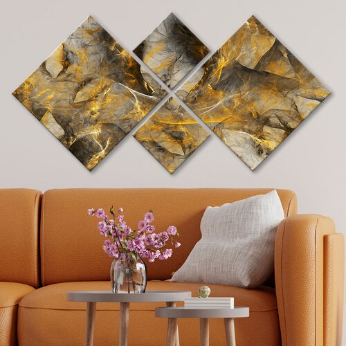 Wallity slika 4MDF722854804, 60x115 cm, 4 dijela Cene