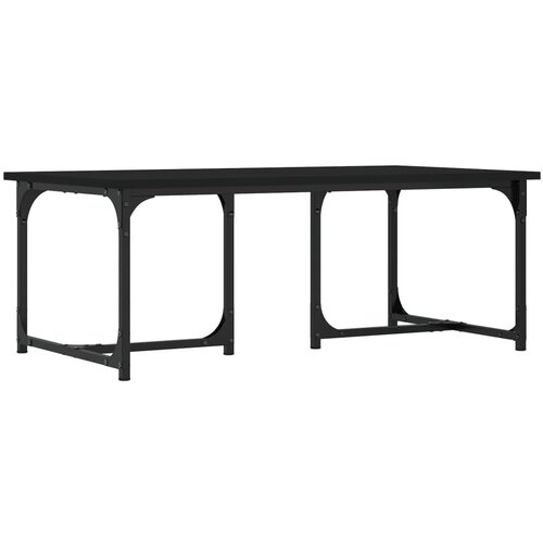  Stolić za kavu crni 90x50x35 cm od konstruiranog drva Slike