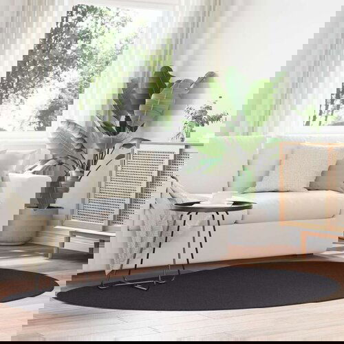  Tepih Crni 140x200 cm Poliester Protuklizni Slike