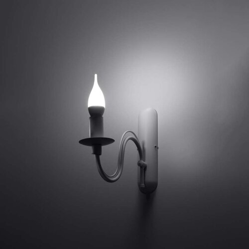  Sollux SL.0216 - Zidno svetlo MINERWA 1xE14/40W/230V belo Slike