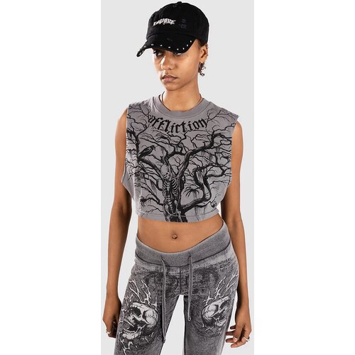 Affliction Catharsis Sleeveless Crew Tank Top silver Cijene
