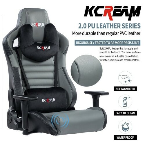 KCREAM stolica za kompjutere 8525 Grey Cene