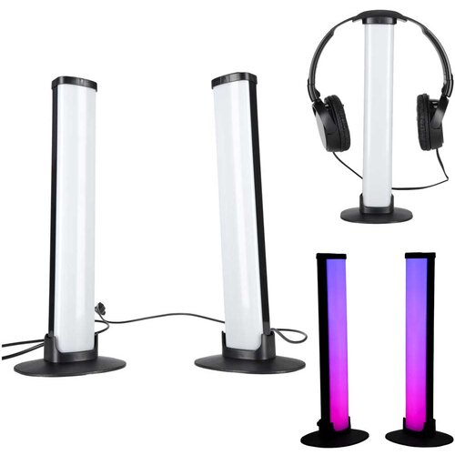  RGB LED gaming luči z daljinskim upravljalnikom - komplet 2 kos - Rojstni dan - Najstniki Cene