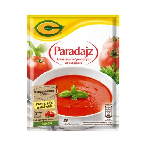Centroproizvod paradajz krem supa sa bosiljkom 56g kesica Slike