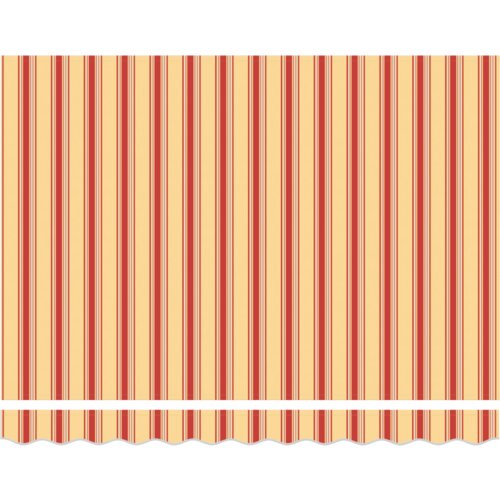 VidaXL Automatska uvlačiva tenda žuta i narančasta 300x250 cm Slike