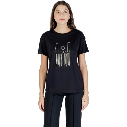 Liu Jo ECS T-SHIRT MODA M/C UF5261 JS923 Crna Cijene