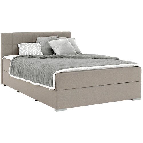 Kondela Boxspring postelja 120x200, sivorjava TAUPE, FERATA TV COMFORT Cene