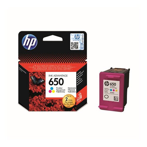 Tinta HP CZ102AE HP 650 Tri-color Slike