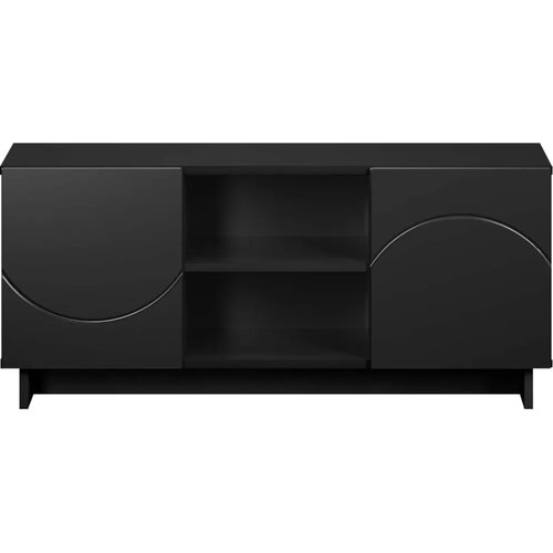  TV stalak 90 x 34 5 x 40 cm Crna Konstruirano drvo - Crna 90 x 34 5 x 40 cm Slike