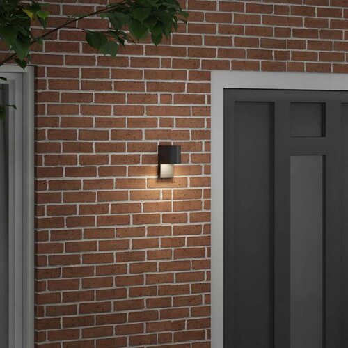  Vanjska zidna lampa Crna 12 x 7 x 15 cm Nehrđajući čelik Slike