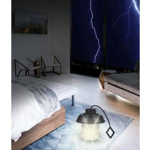 Grundig LED kamperska lampa LED/3xAA 3000/4500/6000K IP44 crna Slike