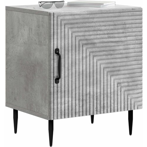  Noćni ormar 2 kom. Betonska siva 43 x 34,5 x 50 cm Slike