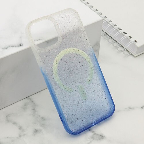  Maska Starlight MagSafe za iPhone 13 /iPhone 14/ plava Slike