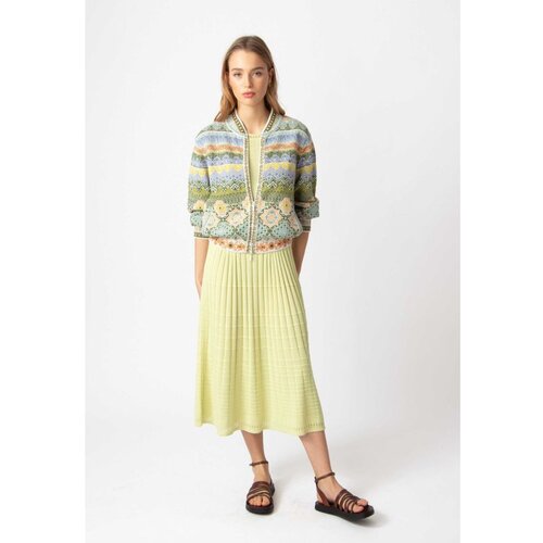 IVKO WOMAN bomber jakna/ maroko motiv - pastel zelena 251712.060 Slike