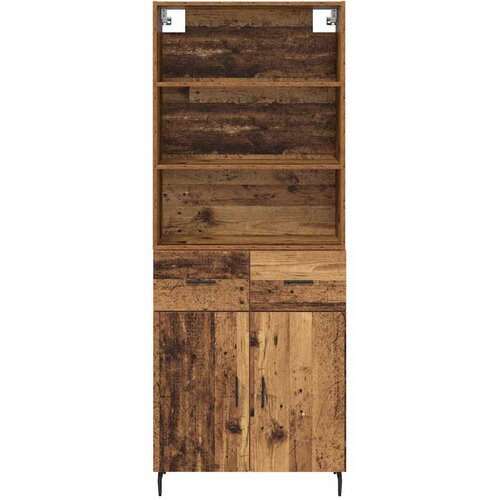 Highboard s ladicama Staro drvo 69,5 x 34 x 180 cm Slike