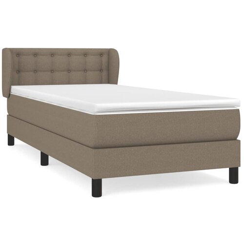 Maison Chic Box spring postelja - Vzmetna postelja z vzmetnico taupe 90x190 cm blago SL13769, (21882223) Slike