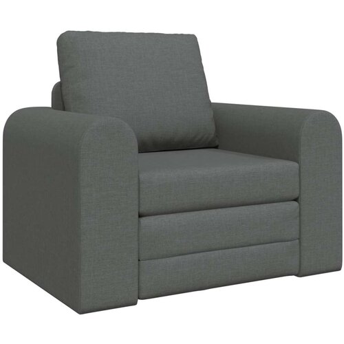  Floor Sofa Bed 2-u-1 Tamno Siva 98x71x83 cm Tkanina Cene