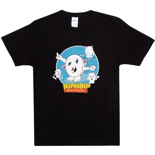 Ripndip Majice & Polo majice Nerm story tee Črna Cene