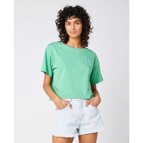 Rip Curl T-Shirt SEARCH ICON CROP TEE Green