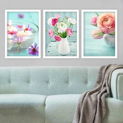 Wallity Set uramljenih slika 3BC_219025241, 3 Dela Cene