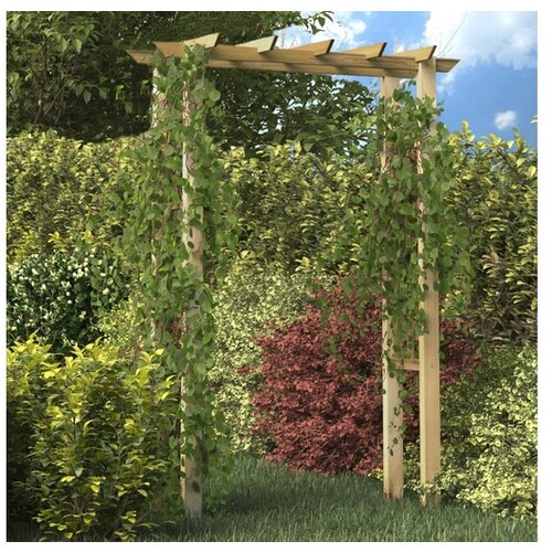  Obok za vrtnice 150x50x200 cm impregnirani les Slike
