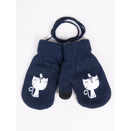 Yoclub Kids's Gloves RED-0107G-AA10-003 Navy Blue Slike