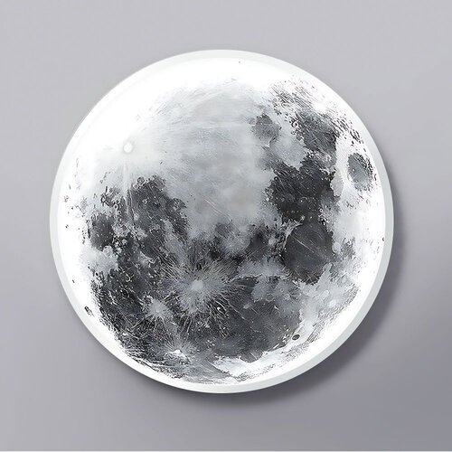 Toolight Stropni luster APP1806-CW Moon LED White Slike