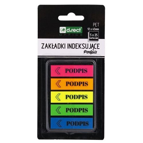 Levia označevalec strani podpis 12x45mm 5x25 Slike