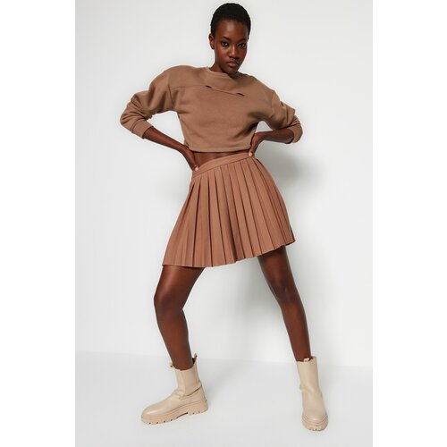 Trendyol Skirt - Brown - Mini Cene