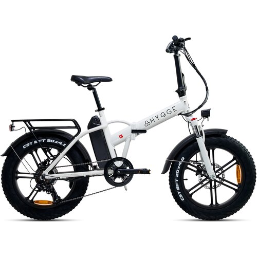 Hygge Bikes vester 2025 - zložljivi električni gorski kolo s širokimi pnevmatikami 48V 14Ah - heron bela, (21814273) Cene