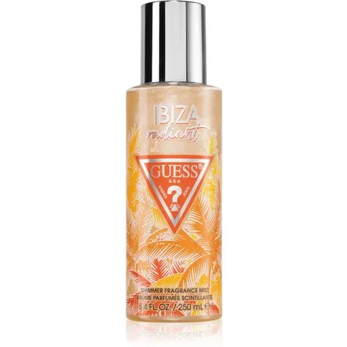 Guess Destination Ibiza Radiant parfumirani sprej za tijelo sa šljokicama za žene 250 ml