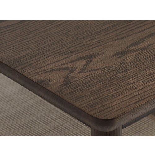Unique Furniture Rjava mizica z mizno plo&amp;scaron;čo v hrastovem dekorju 60x120 cm Barrali &amp;ndash; Slike