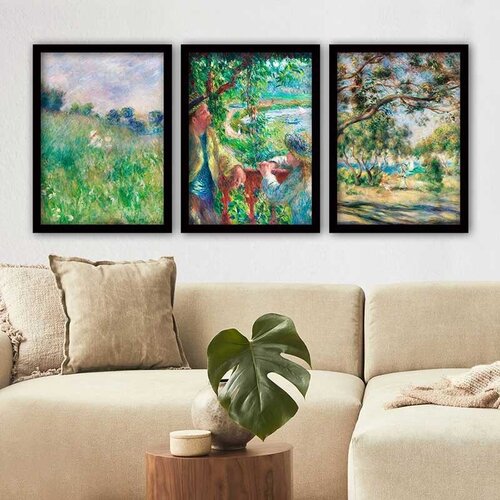 Wallity Set uramljenih slika 3SC_UN895095, 3 Dela Cene