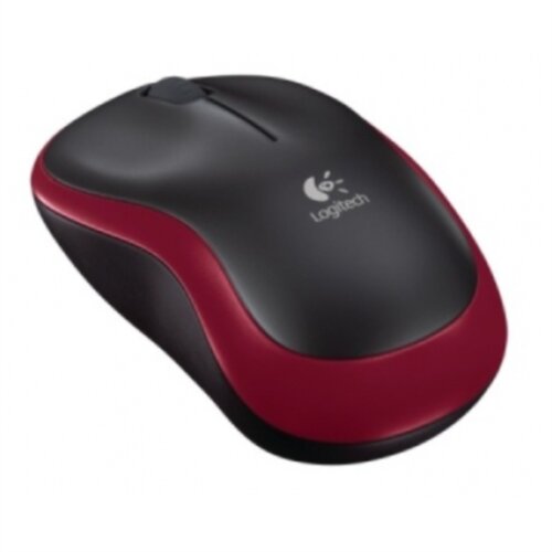 Logitech M185 Wireless mini miška, rdeča Cene