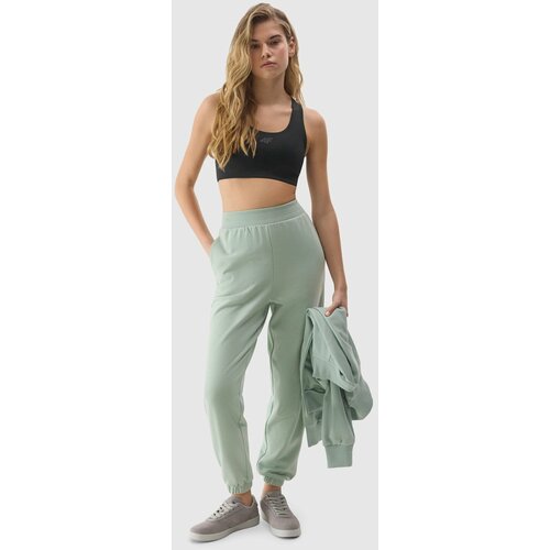 4f Women's Organic Cotton Jogger Sweatpants - Green Slike