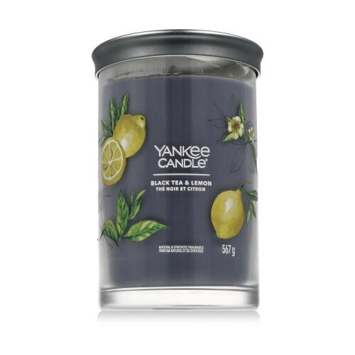 Yankee Candle Signature Black Tea & Lemon Tumbler 567 g dišeča svečka Cene