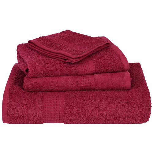  Ručnici za goste FROGN 4 kom. Bordo 30x50 cm 360 g/m&amp;sup2; Slike