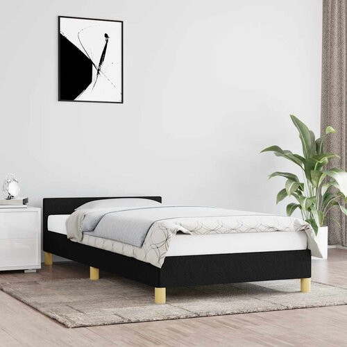  Okvir za krevet bez madraca crni 100x200 cm od tkanine Cijene
