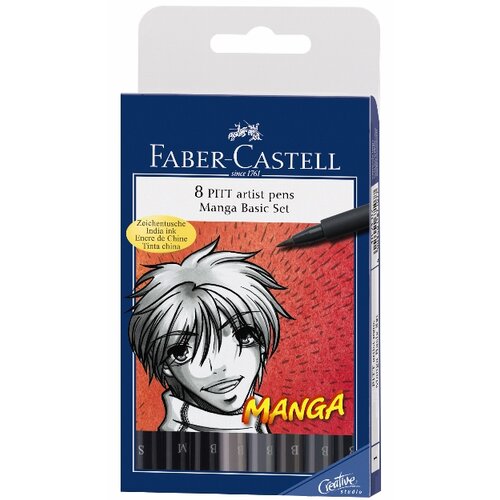  Flomastri Art Pen PITT Manga set (Faber Castell - Art Pen PITT) Cene