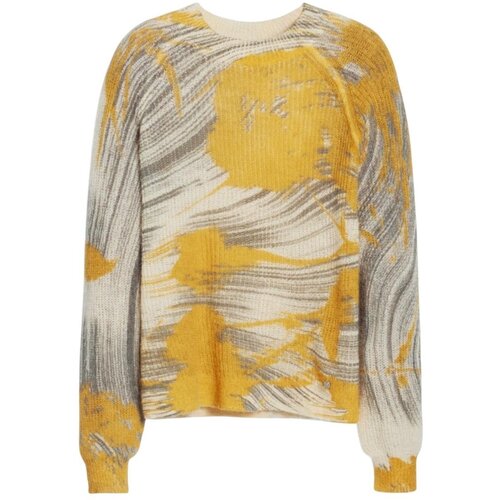 Desigual Puloverji JERS_HYDER 25WWJF31 Rumena Slike