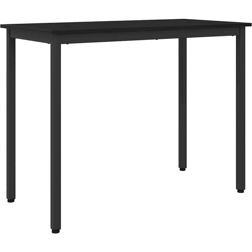  Stol Crni hrast 100 x 50 x 76 5 cm Inženjerska drva i čelik Cijene