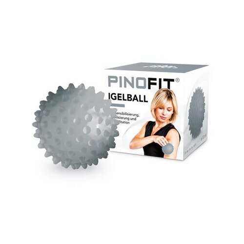 Pino PINOFIT&amp;reg; masažna žogica z bodicami, siva, prozorna, 8 cm Slike