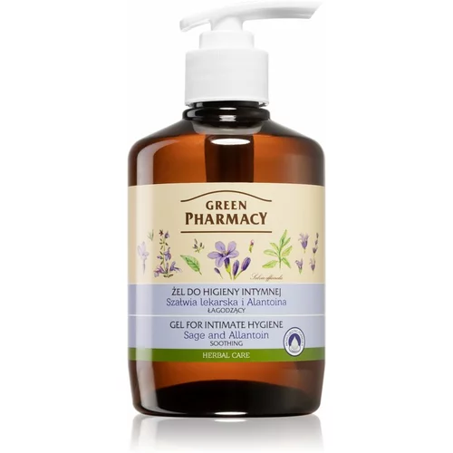 Green Pharmacy Body Care Sage & Allantoin pomirjajoči gel za intimno higieno 370 ml
