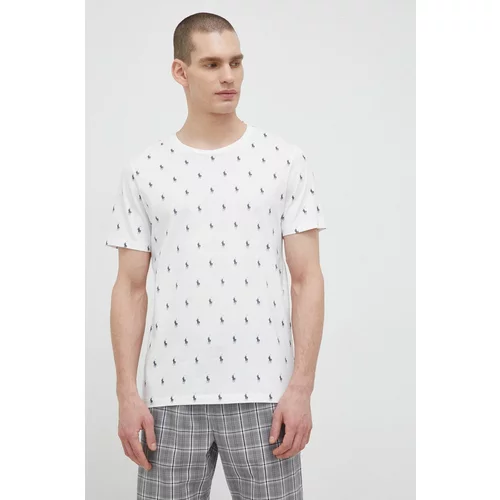 Polo Ralph Lauren Bombažen pižama t-shirt bela barva