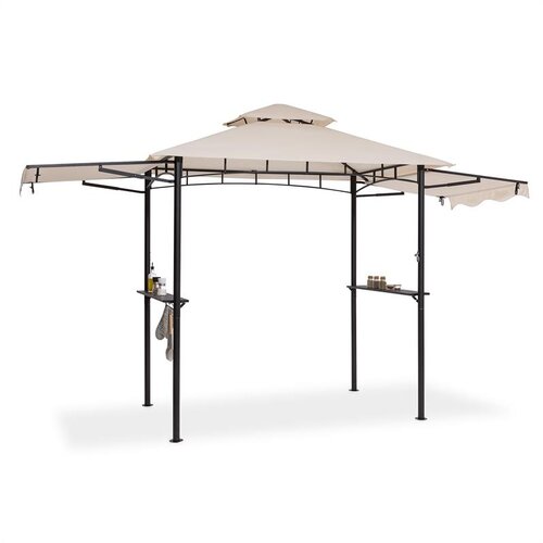Blumfeldt Steakhouse Wings, paviljon, 244 x 260 x 152 cm, 160 g/m², poliester, jeklo, bež barva Cene