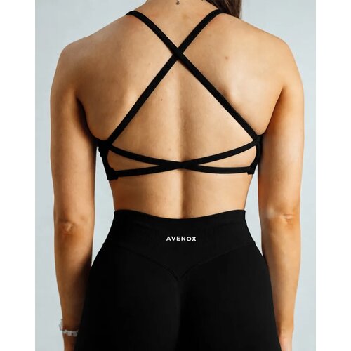Avenox Ženski sportski top Aura Crossback, Crni Cene