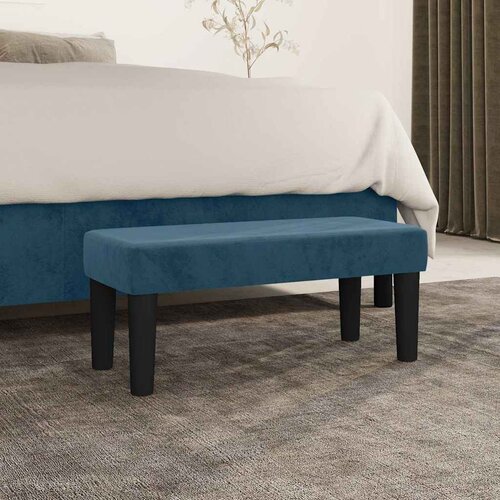 vidaXL Klop temno modra 70x30x30 cm žamet, (20954947) Cene