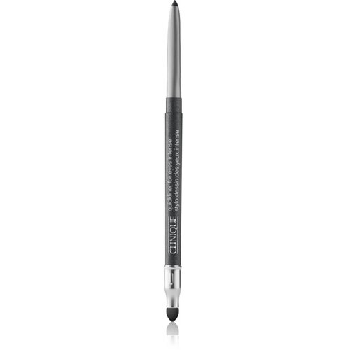 Clinique Quickliner&amp;trade; for Eyes Intense Lustre svinčnik za oči z ble&amp;scaron;čicami odtenek Charcoal 0.25 g Slike