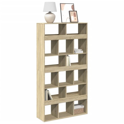  Regal za knjige boja hrasta 100x33x187,5 cm konstruirano drvo Slike