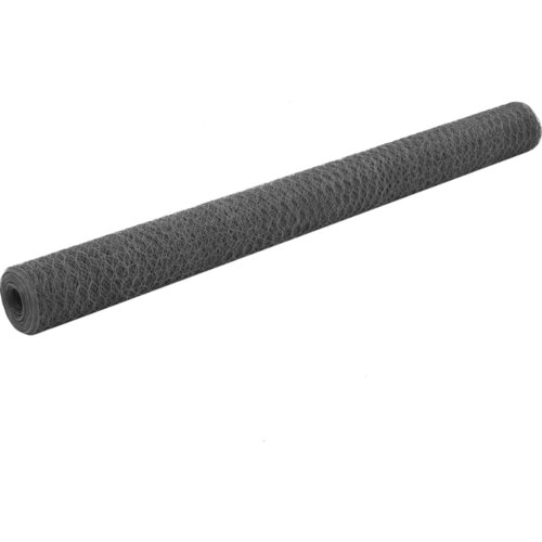 vidaXL Žična mreža za ograjo jeklo s PVC oblogo 25x1,5 m siva Cene
